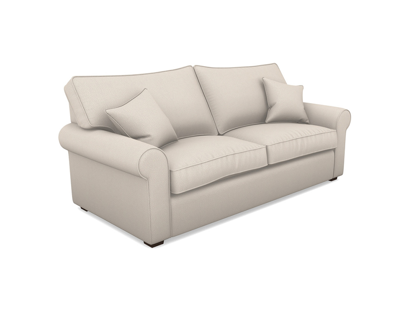 Upperton 4 Seater Sofa in Two Tone Plain Biscuit